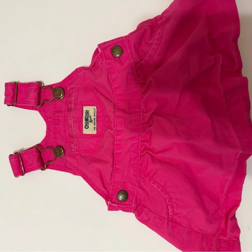 Oshkosh b gosh 2 piece skirt overall set.